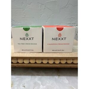 NEXXT Tea Tree Cream Balsam & Calendula Cream Balsam 2 Pack 3.4 Oz Each